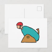 Human Cannonball Briefkaart (Voorkant / Achterkant)