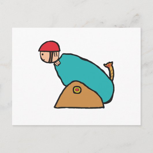 Human Cannonball Briefkaart (Voorkant)