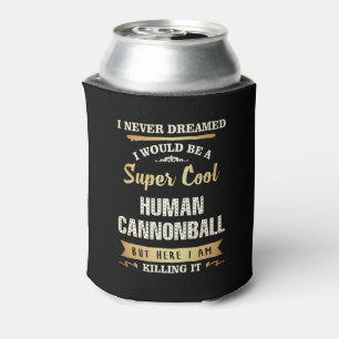 Human Cannonball Funny Novelty Blikjeskoeler
