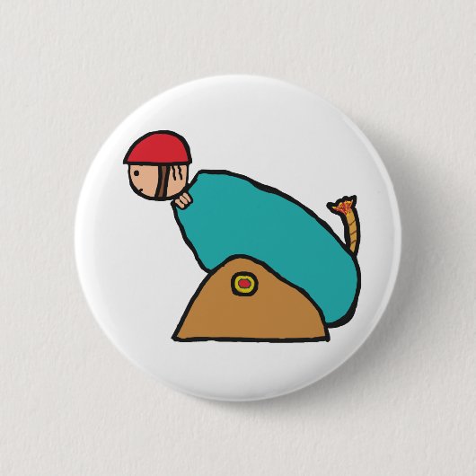 Human Cannonball Ronde Button 5,7 Cm (Voorkant)