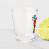 Human Cannonball Shot Glas (Links)