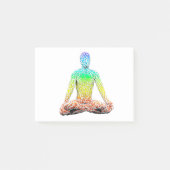 Human Chakra Chart on a Yogi Post-it® Notes (Voorkant)