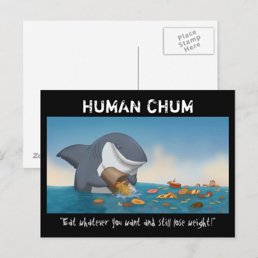 Human Chum Briefkaart (Voorkant / Achterkant)