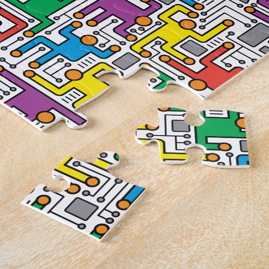 Human Circuit Board Legpuzzel (Zijkant)