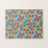 Human Circuit Board Legpuzzel (Horizontaal)