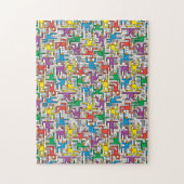 Human Circuit Board Legpuzzel (Verticaal)