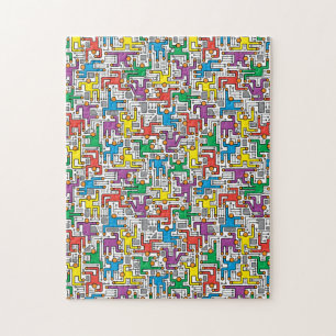 Human Circuit Board Legpuzzel