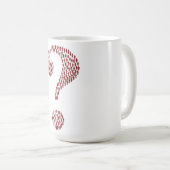 Human Confusion Coffee Mok (Voorkant rechts)