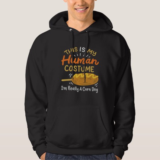 Human Costume Corn Dog Hoodie (Voorkant)