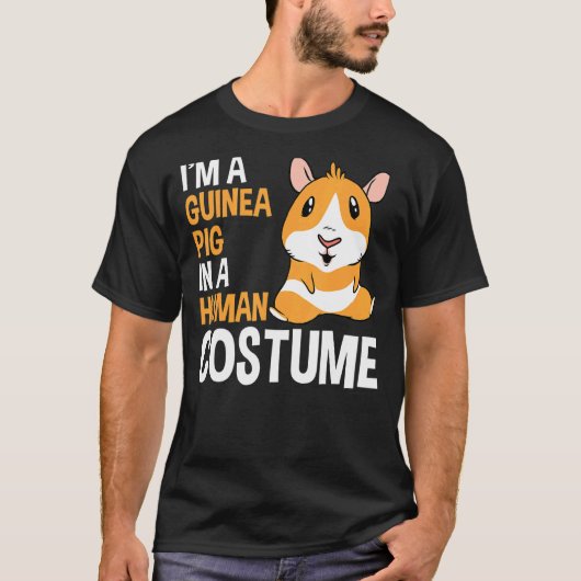 Human Costume Guinee Pig T-shirt (Voorkant)