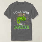 Human Costume Im Really A Chameleon fun T-shirt (Design voorkant)