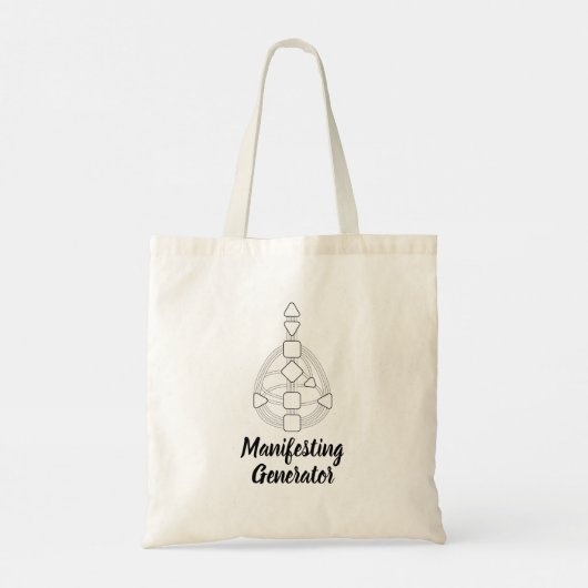 Human Design Body Graph Manifestende Generator Tote Bag (Achterkant)