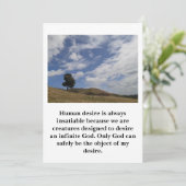 Human Desire Briefkaart (Staand voorkant)