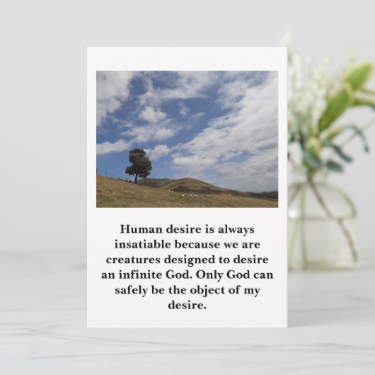 Human Desire Briefkaart (Staand voorkant)