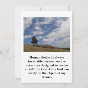 Human Desire Briefkaart