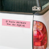 Human Equality Bumpersticker (Op Truck)