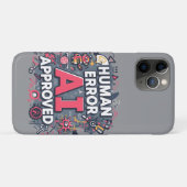 Human Error AI Approved Digital Art Case-Mate iPhone Case (Achterkant (horizontaal))
