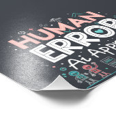Human Error Ai Approved Robot Art Foto Afdruk (Hoek)
