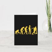 Human Evolution Bowling Grappige Bowler Mannen Vro Kaart (Voorkant)