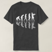 Human Evolution Funny Baking Baker Humor Culinary  T-shirt (Design voorkant)