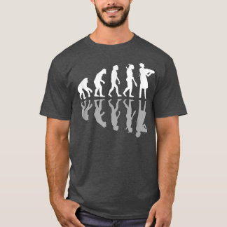 Human Evolution Funny Baking Baker Humor Culinary T-shirt