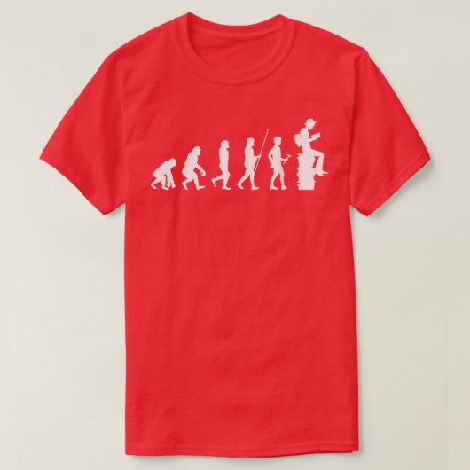 Human Evolution Reading Bookworm Books Lover Libre T-shirt (Design voorkant)