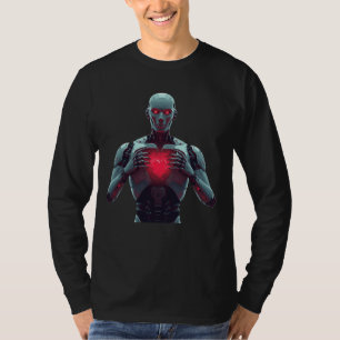Human.exe – Systeemfout van Emoties Cyberpunk T-sh T-shirt