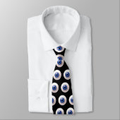 Human Eyeball Design Necktie Stropdas (Gebonden)