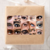 Human Eyes Montage Etiket (Insitu)