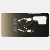 Human Face-off Silhouette Art | Samsung Galaxy Hoesje (Achterkant horizontaal)