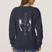 Human Face-off Silhouette Art | Vrouwen Trui (Achterkant)