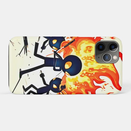 Human Flame artwork Case-Mate iPhone Case (Achterkant (horizontaal))