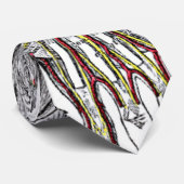 Human Forearm and Hand Botten and Arteries stropda Stropdas (Opgerold)