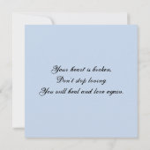 Human Form Surreal Art Comfort Flat Kaart (Achterkant)