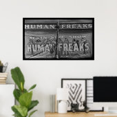 Human Freaks Side Show Poster (Thuiskantoor)
