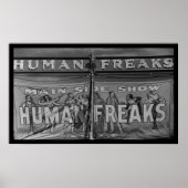 Human Freaks Side Show Poster (Voorkant)