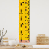 Human Growth Chart-liniaal | Afdrukbare groei Poster (Keuken)