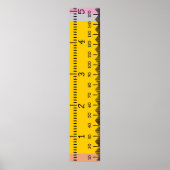 Human Growth Chart-liniaal | Afdrukbare groei Poster (Voorkant)