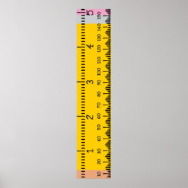 Human Growth Chart-liniaal | Afdrukbare groei Poster