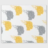 Human Head Gears Cadeaupapier (Vlak)