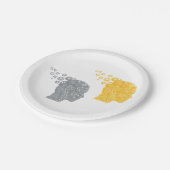 Human Head Gears Papieren Bordje (Gekanteld)