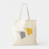 Human Head Gears Tote Bag (Achterkant)