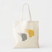 Human Head Gears Tote Bag (Voorkant)