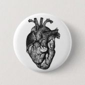 Human Heart Drawing Button (Voorkant)