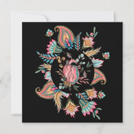 HUMAN HEART FLORAL DESIGN FEESTDAGENKAART