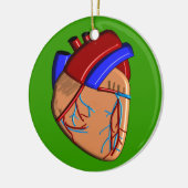 Human Heart iPhone en Electronics Hoesjes Keramisch Ornament (Links)