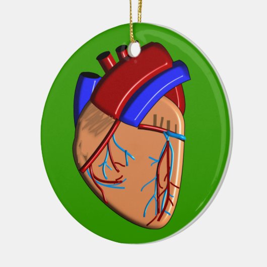 Human Heart iPhone en Electronics Hoesjes Keramisch Ornament (Links)