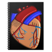 Human Heart iPhone en Electronics Hoesjes Notitieboek (Voorkant)