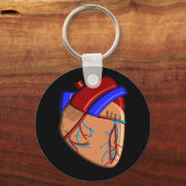 Human Heart iPhone en Electronics Hoesjes Sleutelhanger (Voorkant)