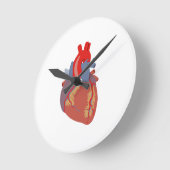 HUMAN HEART RONDE KLOK (Hoek)